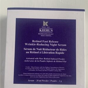 Kiehls retinol fast release wrinkle reducing night serum